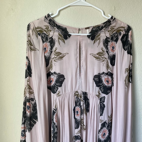 Free People Light Pink Floral Dress - Picture 2 of 9